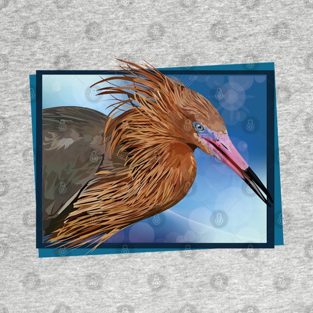 Reddish Egret by obscurite